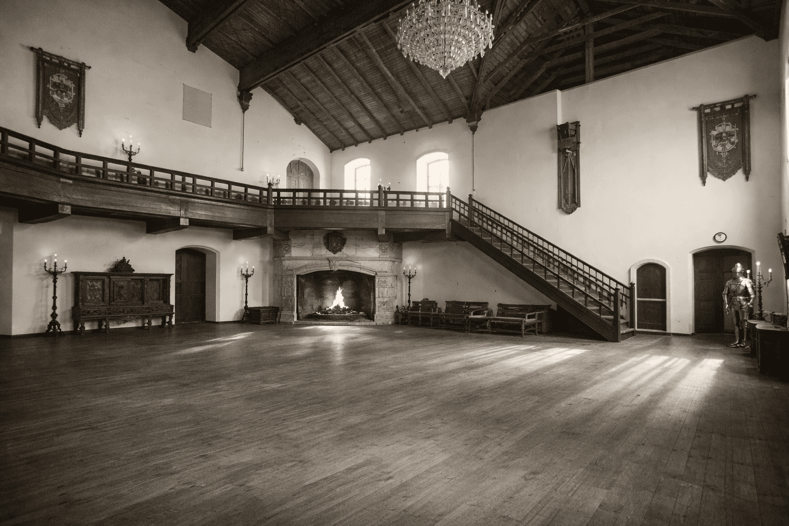 Lagedi Castle grand hall — wedding ceremony and reception space